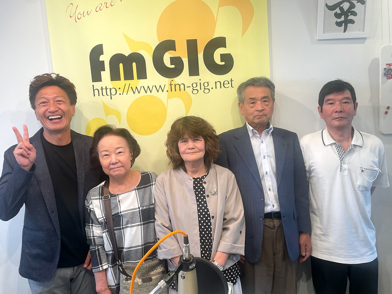 fmGIG「長井正樹の生きがいチャンネル」2024年7月収録風景