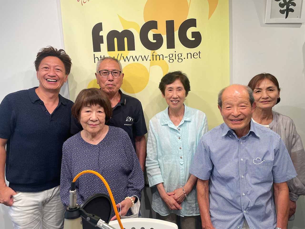 fmGIG「長井正樹の生きがいチャンネル」2024年8月収録風景